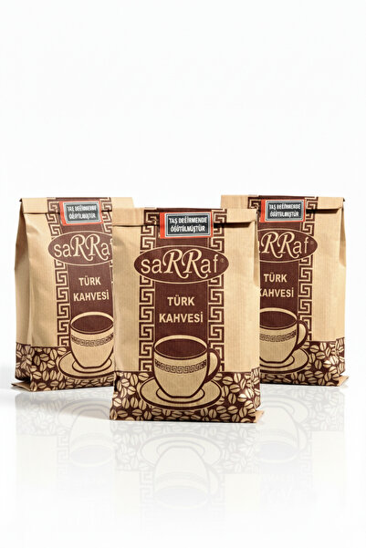 Sarraf Türk Kahvesi 90gr 3'lü Orta Kavrum & Yumuşak İçim