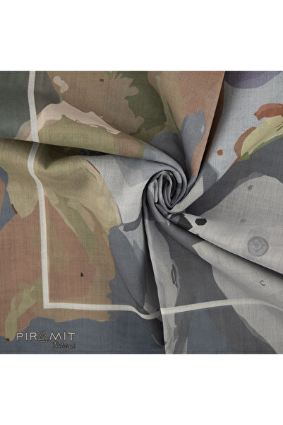 PİRAMİT Natural Patterned Scarf