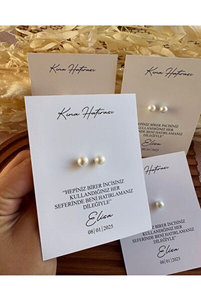 ALEYDESİGNN Kına Gecesi Hediyelik Küpe, Söz, Nişan, Düğün, Bride To Be Hediye...