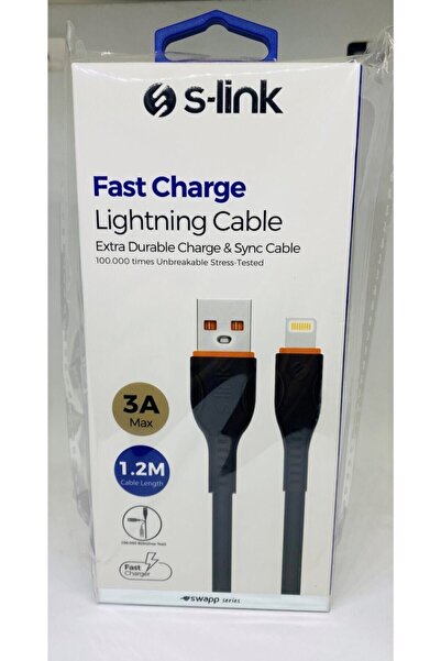S-LINK Fast Charge (İOS) Lightning Cable Hızlı Şarj