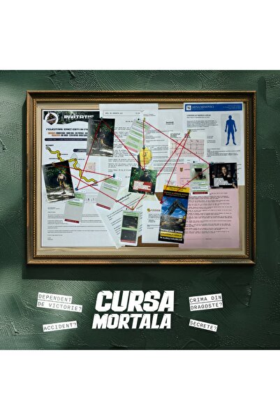 OEM Board game, Detective's File, Death Race, Romanian