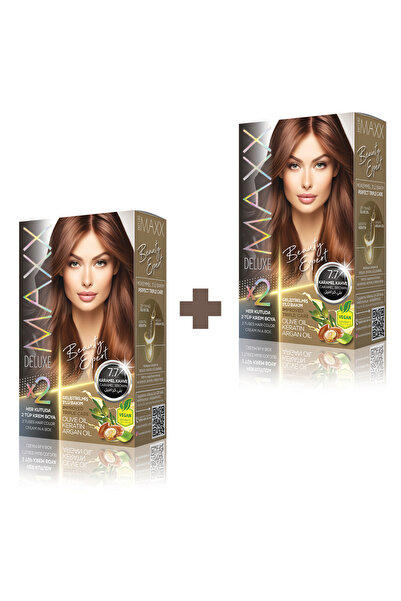 MAXX DELUXE 2'li Beauty Expert Set Boya 7.7 Karamel Kahve