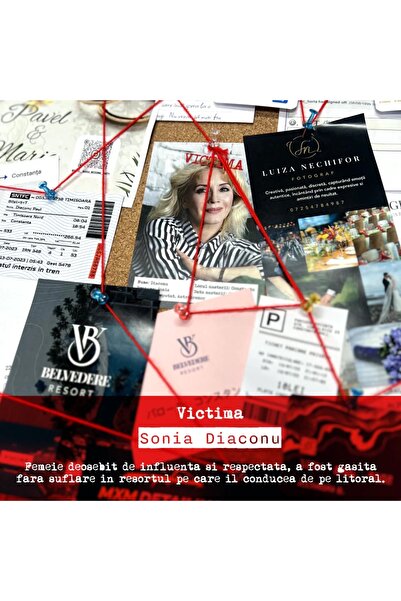 OEM Board game, Detective's file, Tragedy on the Coast, Romanian