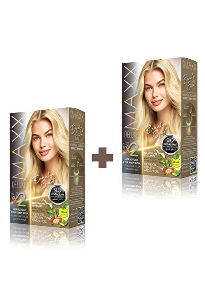 MAXX DELUXE 2'li Beauty Expert Set Boya 9.0 Doğal Sarı
