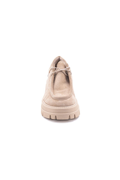 Venüs 2353004K Women's Suede Shoes Beige