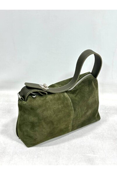 My Easy Shop Жіноча сумка через плече з натуральної замші Canta