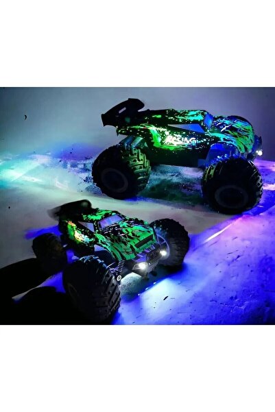Pshoplay Şarjlı 2.4g Rc Off-road Araba | 1:18 Ölçek, Yüksek Hız, Dayanıklı Gövde, Full Fonksiyon Yeşil