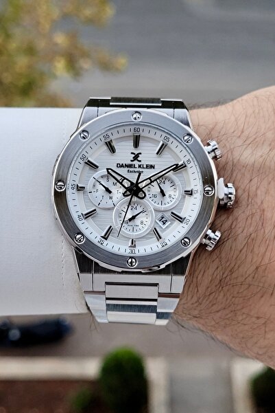 Daniel Klein Metalik Renk Göstergeleri Aktif Erkek Kol Saati
