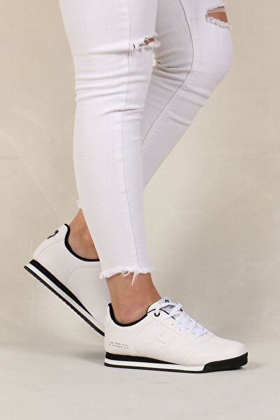 Hammer Jack Pico G 101 21540-G Kadın Günlük Ayakkabı Beyaz Siyah