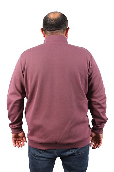 MocGrande Plus Size Cardigan with Zipper Approval 22723 Lila