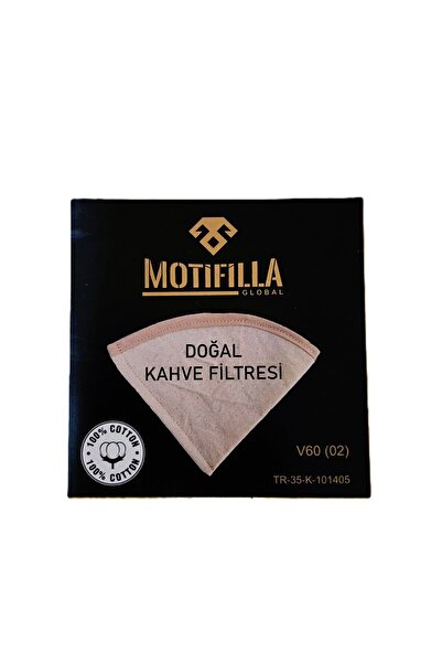 MOTİFİLLA V60 -02 KAHVE FİLTRE KAĞIDI BEZ %100 DOĞAL 1 ADET