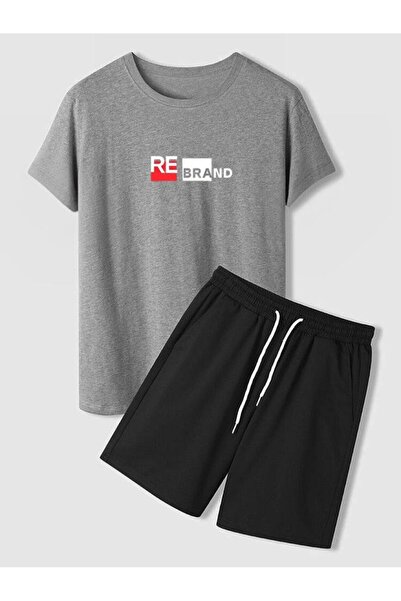 REBRAND Sportswear Oversize T-Shirt Set with Shorts