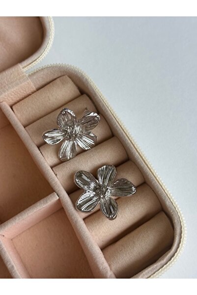 Ressia Çiçek Desenli Küpe