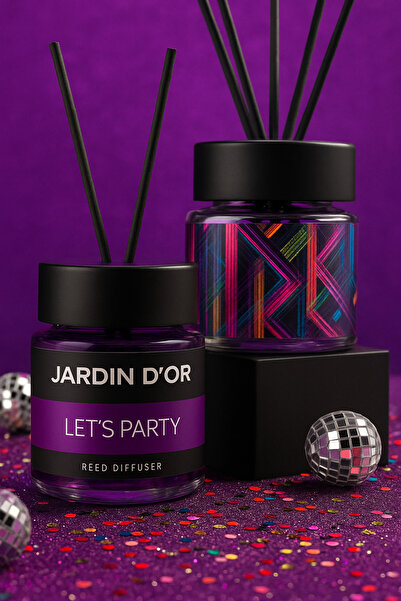 JARDIN D'OR Let's Party Reed Diffuser 120 ml / Çubuklu Oda Kokusu