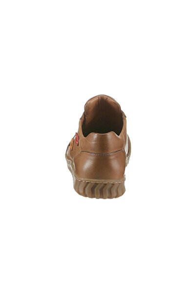 İNZE AYAKKABI Camel Genuine Leather Shoes - Model Name: Prague