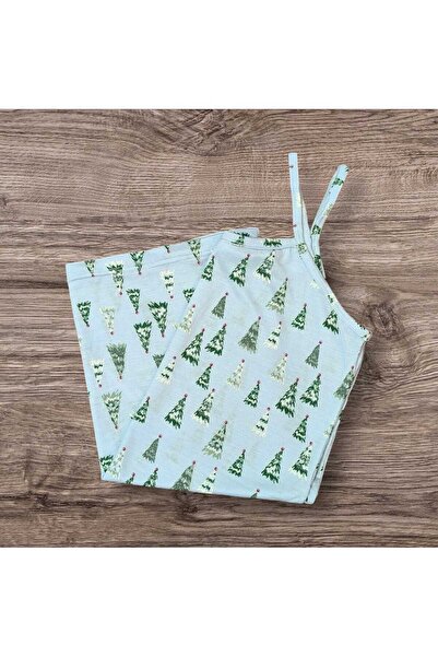 ESTA STORE Viscose Combed Cotton Tank Top with Different Patterned Straps