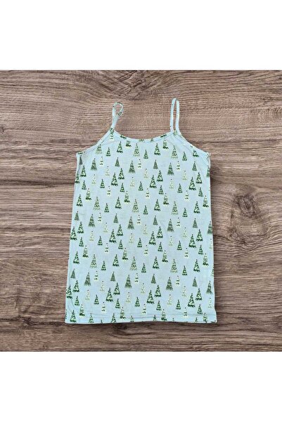 ESTA STORE viskon penye farklı desenli ip askılı atlet