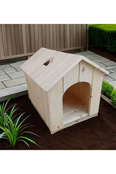 ODUNN RENGİ Odun Rengi KEDİ EVİ YUVASI 1.Sınıf Doğal Ahşap Uzun Ömürlü Lambiri