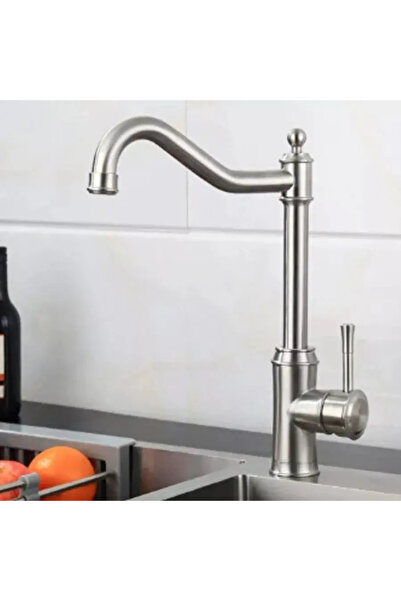 KORMAN TECHNIK Baterie de bucătărie, oțel inoxidabil SUS304, finisaj satinat, CF024