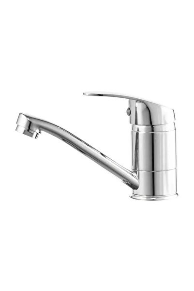 KORMAN Single-lever basin faucet, swivel spout 15 cm, ceramic cartridge, glossy chrome