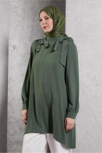 Alvina Collar Tied Tunic 45171