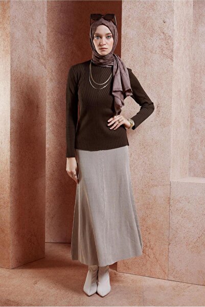 Alvina BİSİKLET YAKA TRİKO KAZAK 45004