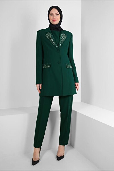 Alvina 30317 Модел Класически комплект за креп - щампован камък, комплект от три