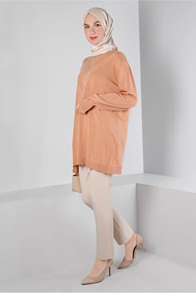 Alvina PONPON DETAYLI TRİKO TUNİK 43169