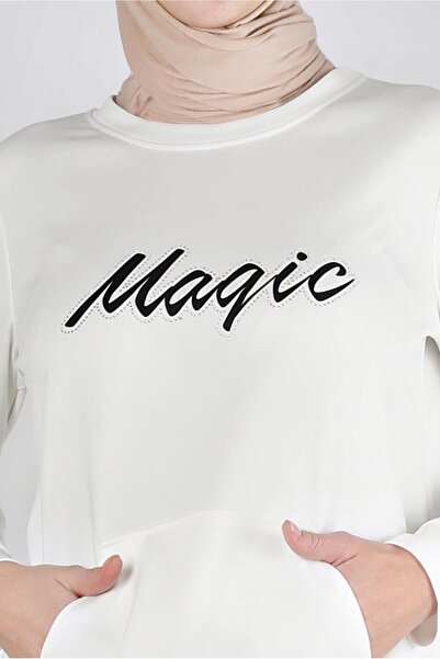 Alvina Tracksuit Tuniki - Printed and Gathered Skirt 43350