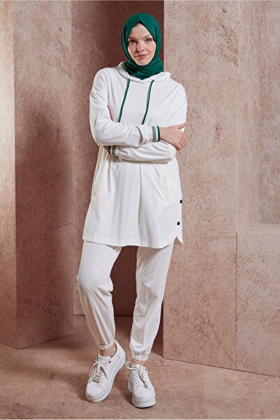 Alvina 44408 Μοντέλο Σετ αθλητικής φόρμας με κουκούλα