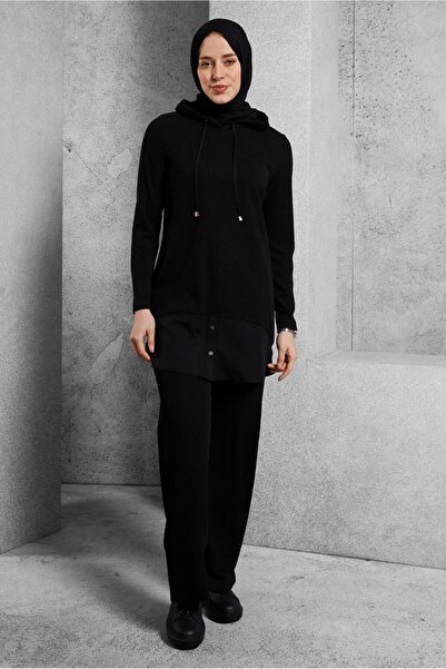 Alvina 45169 Model Hoodie and Pants Suit Set