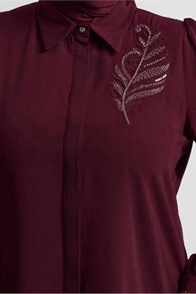 Alvina BONCUK İŞLEMELİ BÜYÜK BEDEN TUNİK 20714