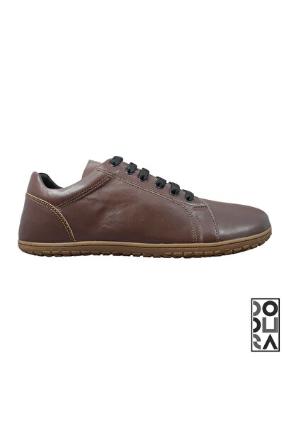 Dodura Barefoot Ayakkabı – Premium Deri (Kahverengi-Natürel) DDRKN01