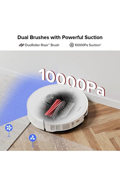 Roborock Ultra Performanslı Premium Robot Süpürge | 10.000pa Üstün | Gelişmiş Kenar Temizleme