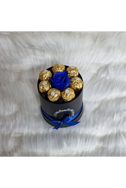 velve Μαύρο κουτί δώρου για γυναίκες, Sweet Flower, σαπουνένιο τριαντάφυλλο, ...