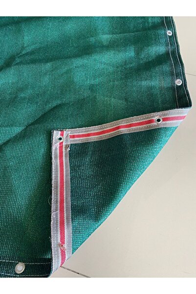 içel çadır Green Tulle Shading Net for Any Size, Garden Fence Netting, Balcony Tulle - with Eyelets and Column Strips