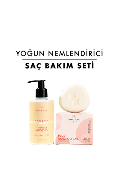 Polente Natural Yoğun Nemlendirici Saç Bakım Seti