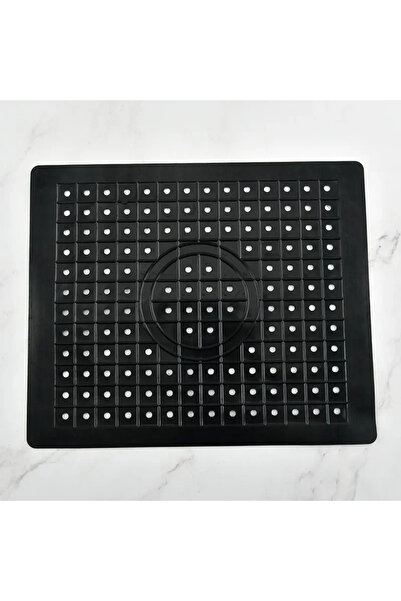 Choice L B طاولة مطبخ جديدة سوداء مضادة للانزلاق من مادة TPR وسجادة حوض للأطب...