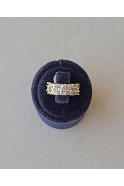 XUPING JEWELRY 14K GOLD RENK BAGET SIRA TAŞLI KADIN YÜZÜK