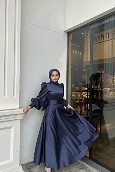 KADEL Mabella Elbise Lacivert Elbise,mezuniyet,balo,gece Elbisesi