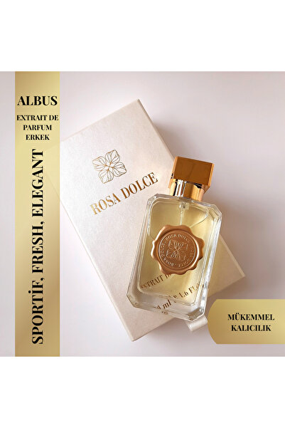 Rosa Dolce Albus – Erkek Parfüm Ferah Odunsu Narenciye Extrait de Parfum