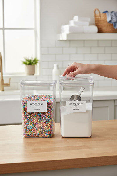 zezedesing Βάζο/κουτί απορρυπαντικού (λευκά)-Βάζο/κουτί απορρυπαντικού (χρώματα) 2900ml