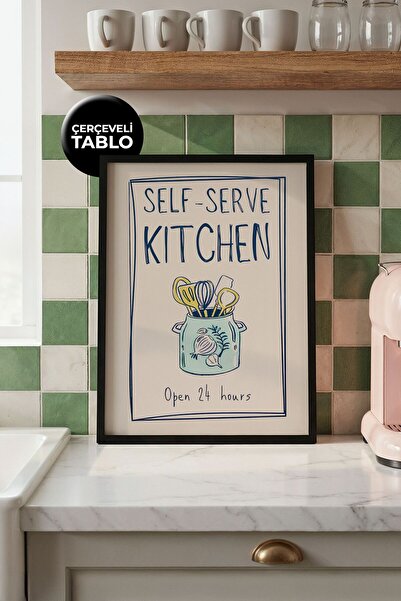 House Gorgeous Poster pentru colecția de bucătărie cu cadru proiectat pentru ...