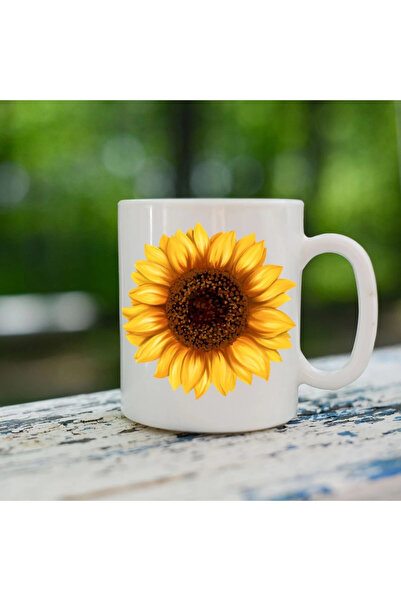 Özcan Tasarım Sunflower Patterned Model Cup