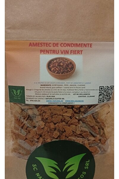 natural & gustos since 2021 AMESTEC DE CONDIMENTE PENTRU VIN FIERT – Aromă de...