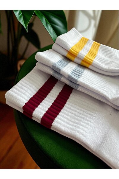 UpSwap Bambu 3'lü Kolej Çorap -Unisex