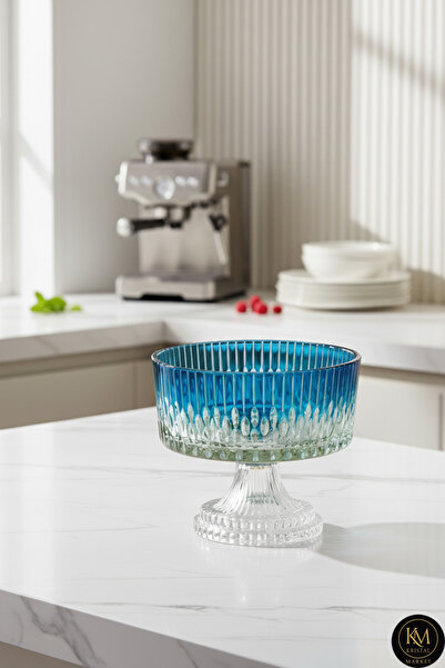 Kristal Market KRİSTAL KESME Damla DEKOR EL İŞÇİLİĞİ CAM KASE