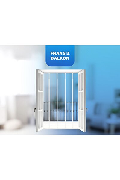 Erol Fransız Balkon Korkuluğu 150-250 Cm Uzayıp Kısalma - Çocuk Güvenliği 4 Adet