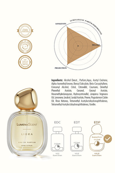 LumenaScent Liora Kadın Parfüm Floral Edp 50 ml