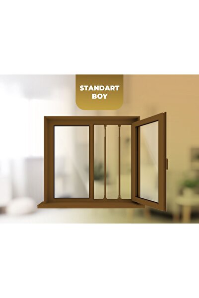 Erol 2 Adet Pencere Kilidi - Kahverengi Pencere Güvenlik Sistemi - Çocuk Odas...